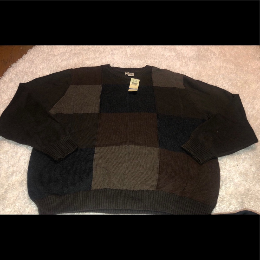 3/$15 Vintage Haggar Sweater Brown Sz Men’s XL